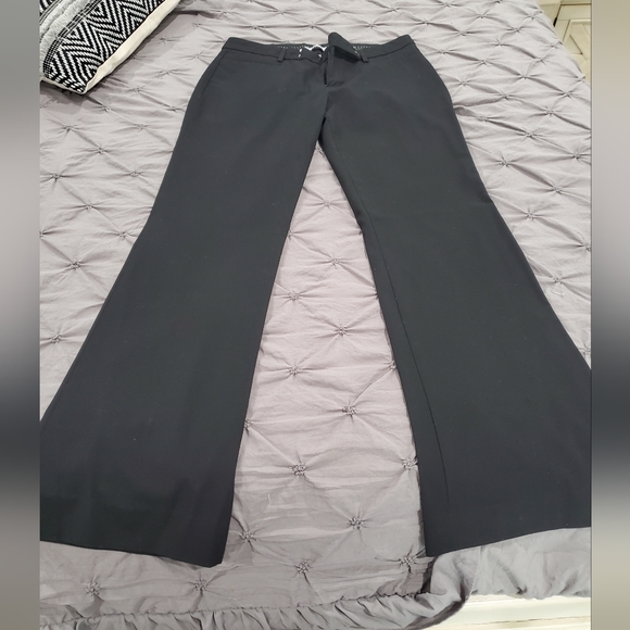 Gap Modern Bootcut Trousers Slacks Pants Black 6 Regular - Picture 7 of 8